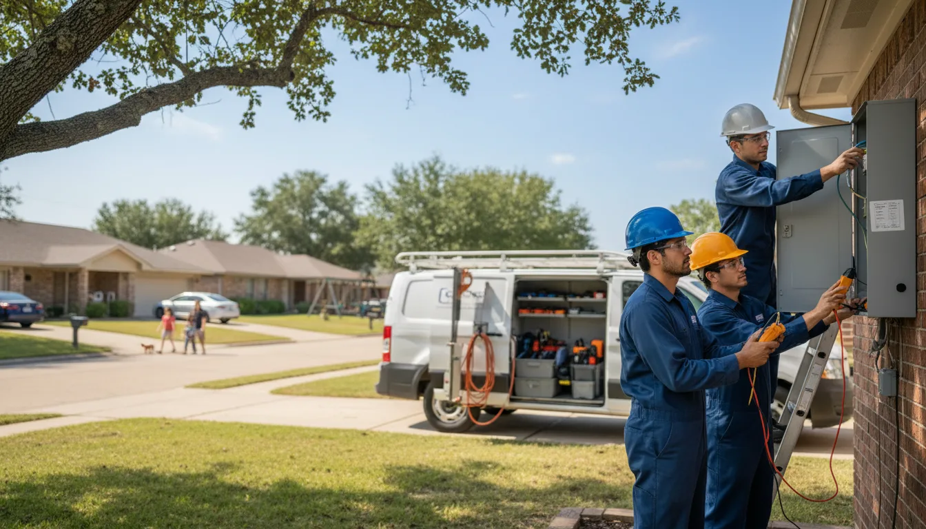 Certified electrician providing emergency electrical services in Lakota, IA